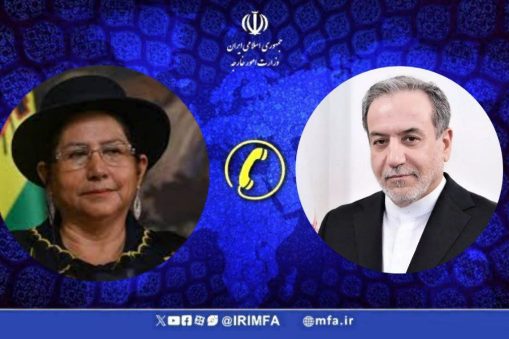 گفتگوی تلفنی وزیران امور خارجه جمهوری اسلامی ایران و بولیوی