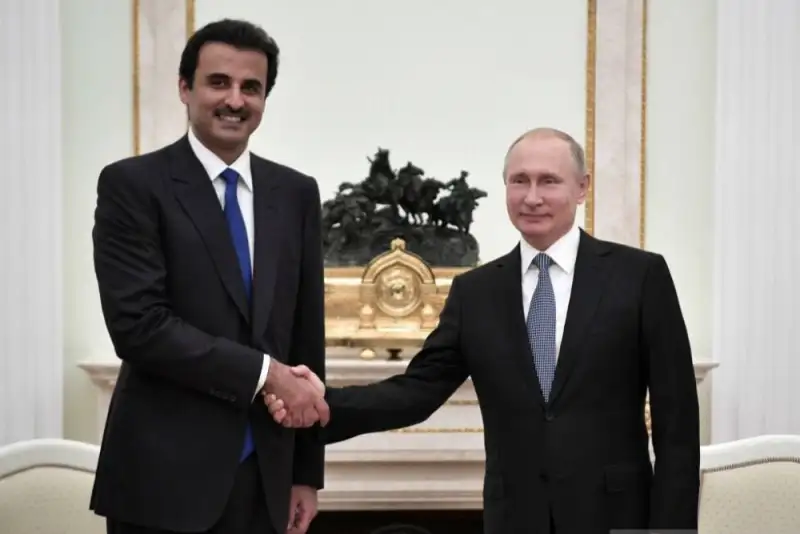 گفت‌وگوی تلفنی پوتین و امیر قطر