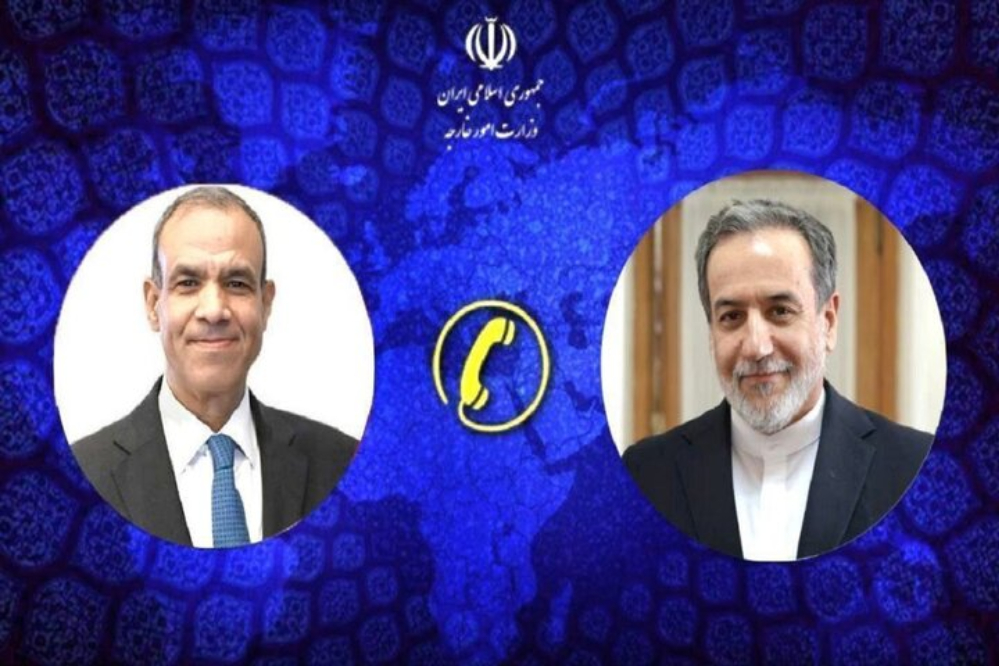 گفتگوی تلفنی عراقچی و وزیر خارجه مصر در رابطه با حملات به غزه