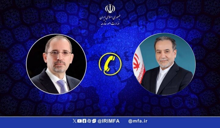 Iran, Jordan FMs condemn Israeli regime's attacks on Gaza
