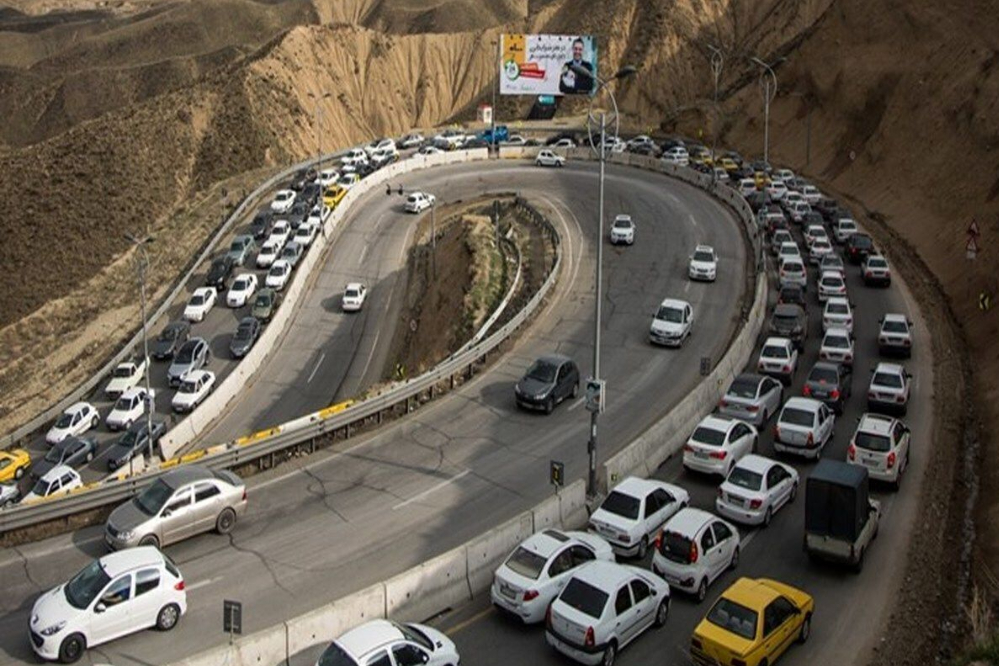 جاده چالوس یک طرفه شد