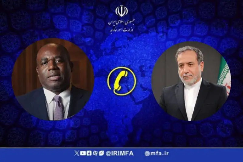 گفت و گوی تلفنی وزیر خارجه انگلیس با عراقچی