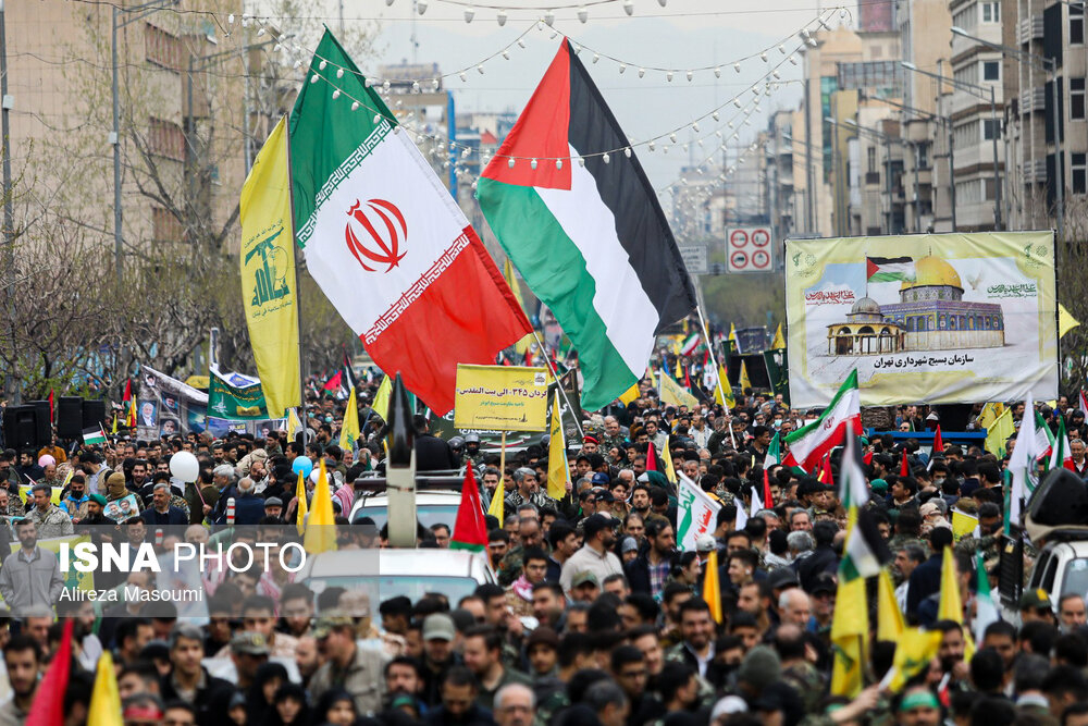 گزارش تصویری | راهپیمایی روز جهانی قدس در تهران