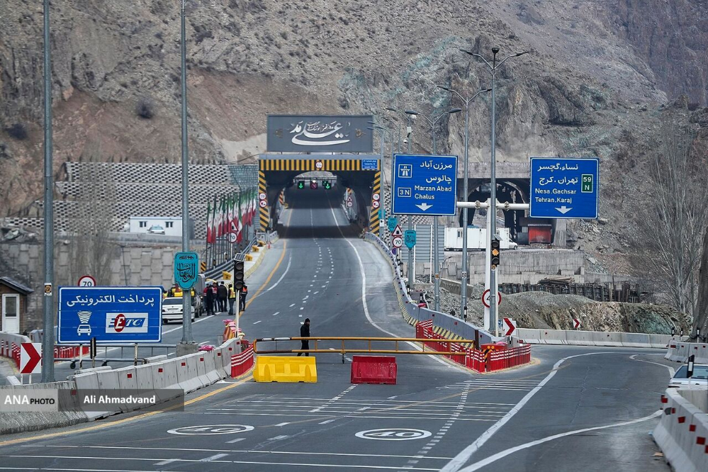 جاده چالوس و آزادراه تهران-شمال از ساعت 13 یک‌طرفه می‌شود