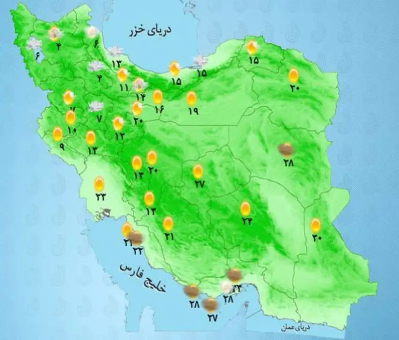 نوسانات غیر عادی آب و هوا تا چه زمانی ادامه دارد+ وضعیت استانها