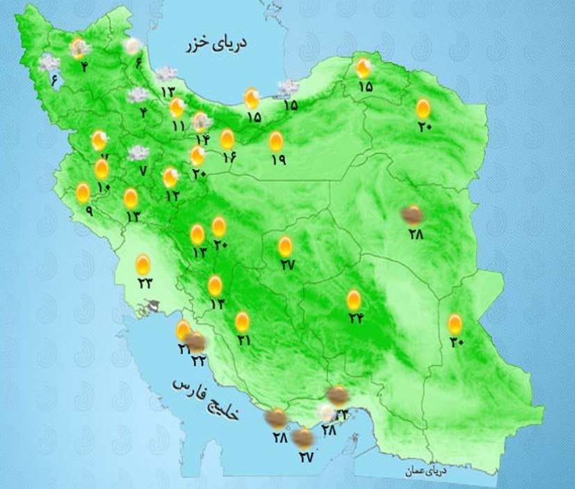 نوسانات غیر عادی آب و هوا تا چه زمانی ادامه دارد+ وضعیت استانها
