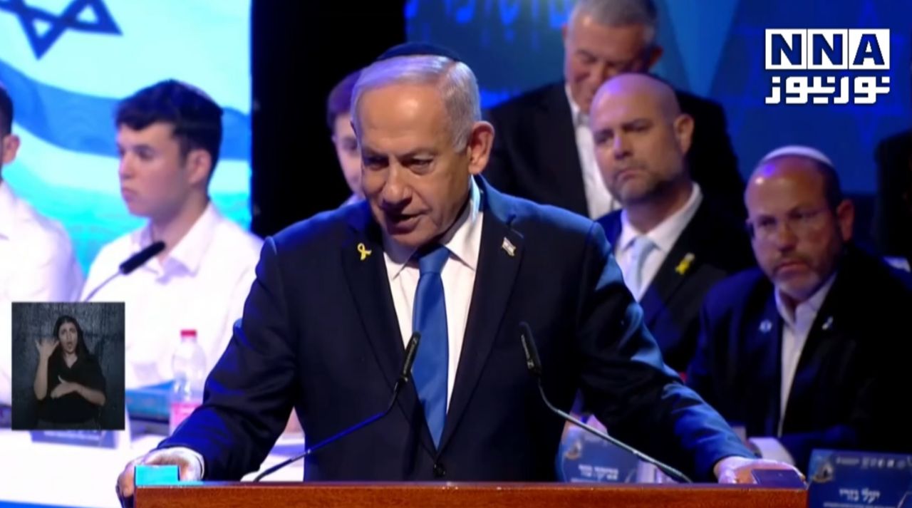 נתניהו דיבר בתחרות התנ"ך הבינלאומית, שנערכה כחלק מחגיגות יום העצמאות ה-77 לישראל.