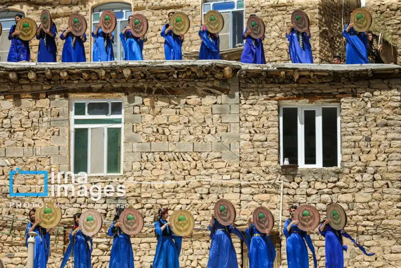 گزارش تصویری | جشن «هزار دف‌» پالنگان