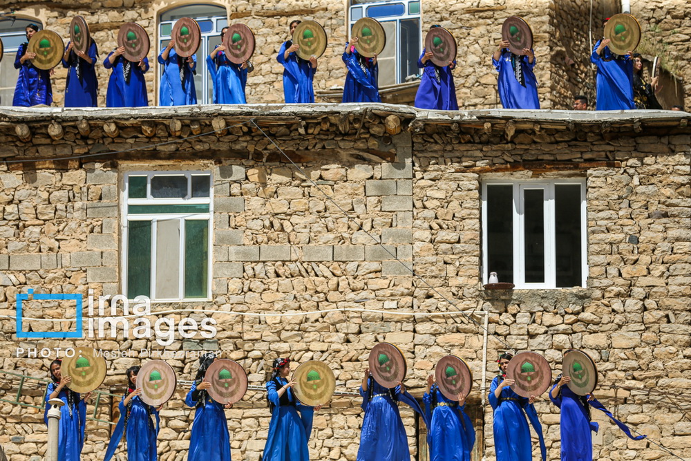 گزارش تصویری | جشن «هزار دف‌» پالنگان