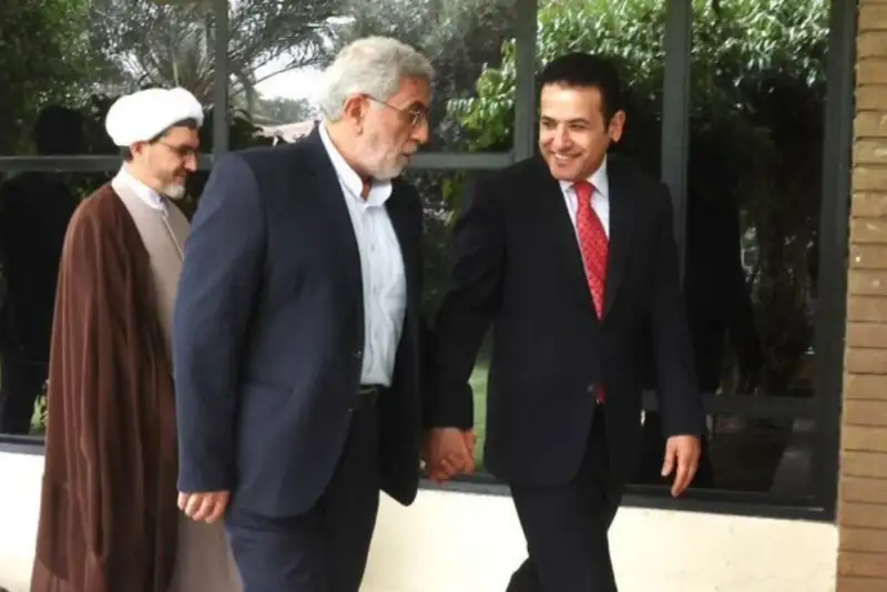 دیدار مشاور امنیت ملی عراق و فرمانده نیروی قدس سپاه در بغداد