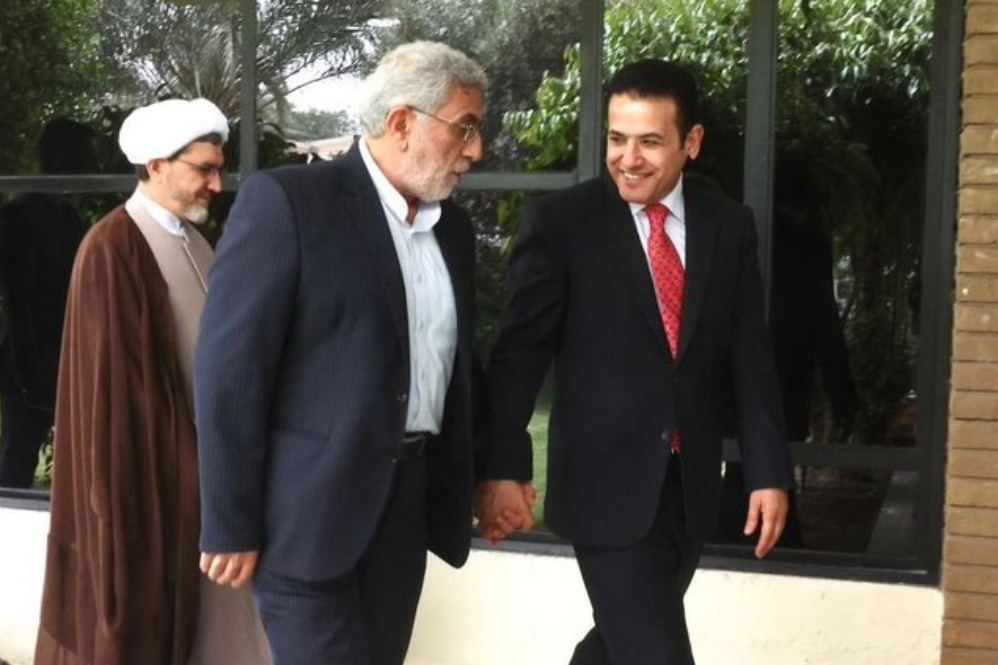 دیدار مشاور امنیت ملی عراق و فرمانده نیروی قدس سپاه در بغداد