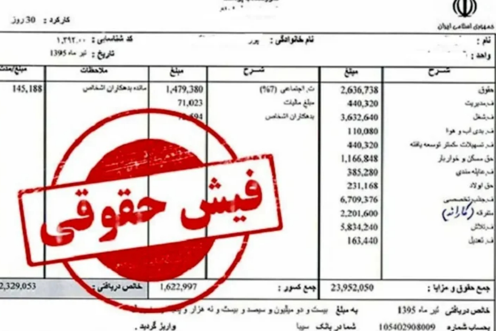 بازنشستگان می‌توانند فیش حقوقی اردیبهشت خود را ببینند+ لینک سایت