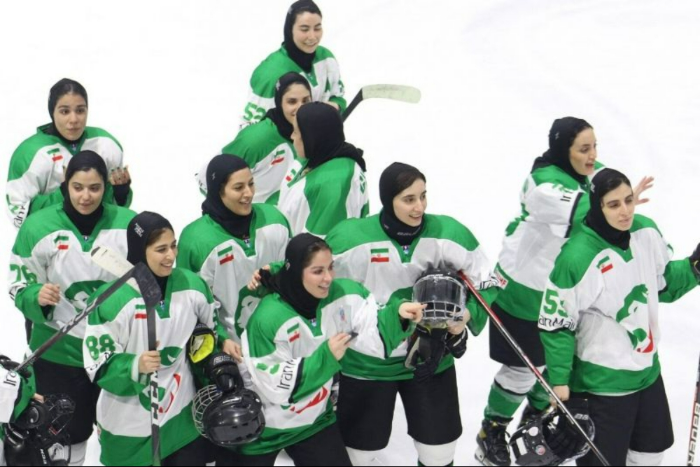 برد مقتدرانه دختران هاکی روی یخ ایران مقابل هند در قهرمانی آسیا