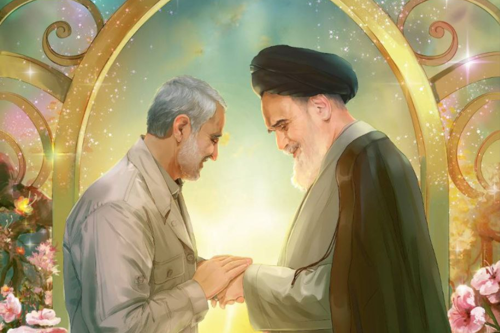 دست‌نوشته شهید سلیمانی درباره امام خمینی(ره) +عکس