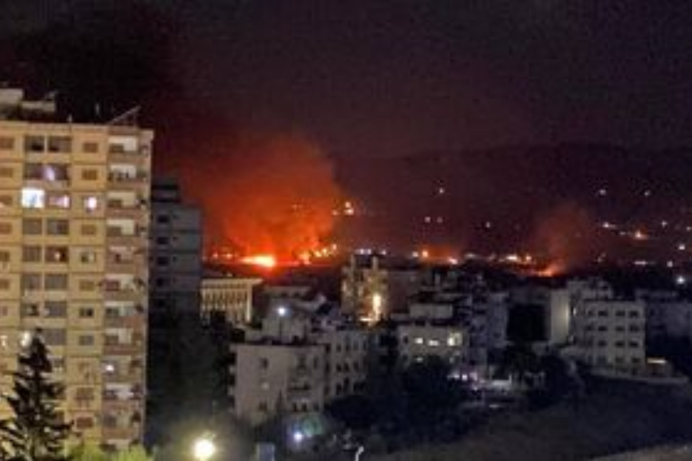 تجاوز هوایی اسرائیل به سوریه +فیلم