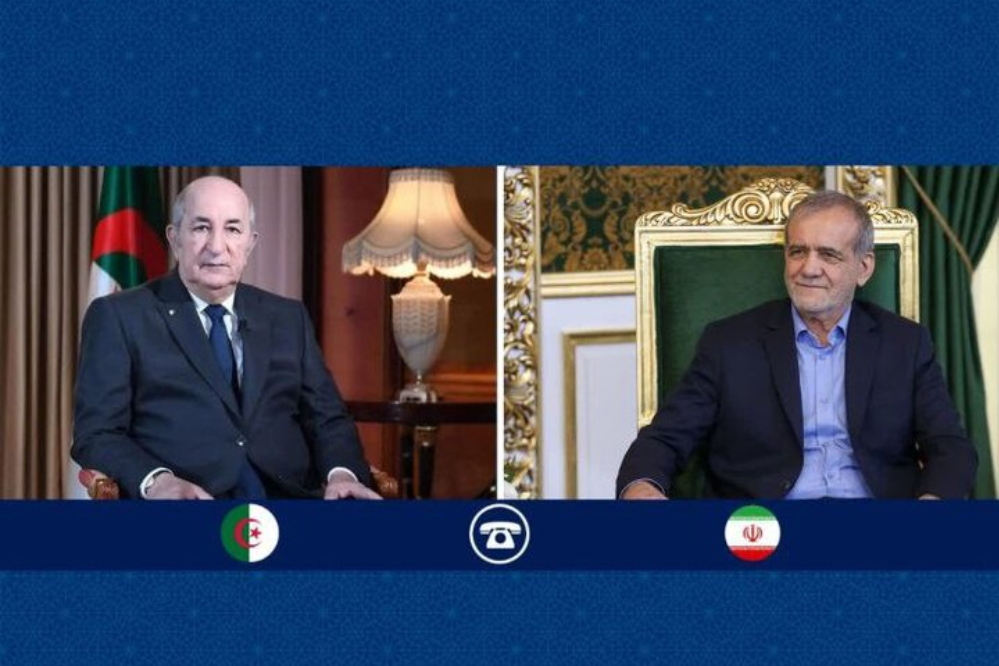 رئيسا إيران والجزائر يؤكدان على توسيع العلاقات السياسية والاقتصادية والثقافية بين البلدين