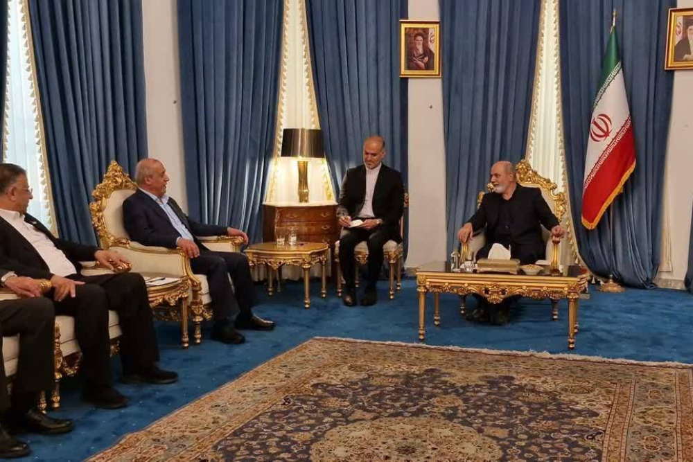 دیدار احمدیان با معاون دبیرکل جبهه مردمی آزادی فلسطین