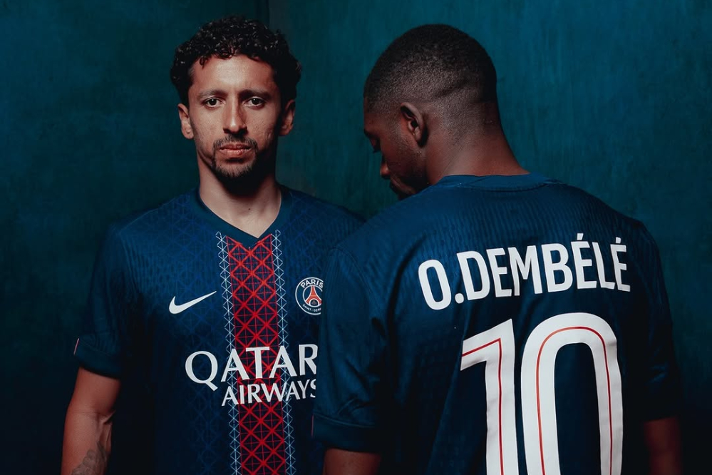 طراحی برج ایفل روی پیراهن جدید PSG + فیلم