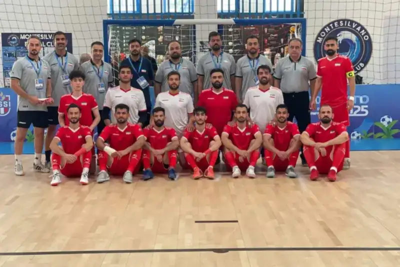 پیروزی پرگل تیم ملی فوتسال ناشنوایان ایران مقابل انگلیس