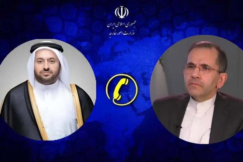 گفت‌وگوی تلفنی تخت‌روانچی با وزیر مشاور وزارت خارجه قطر