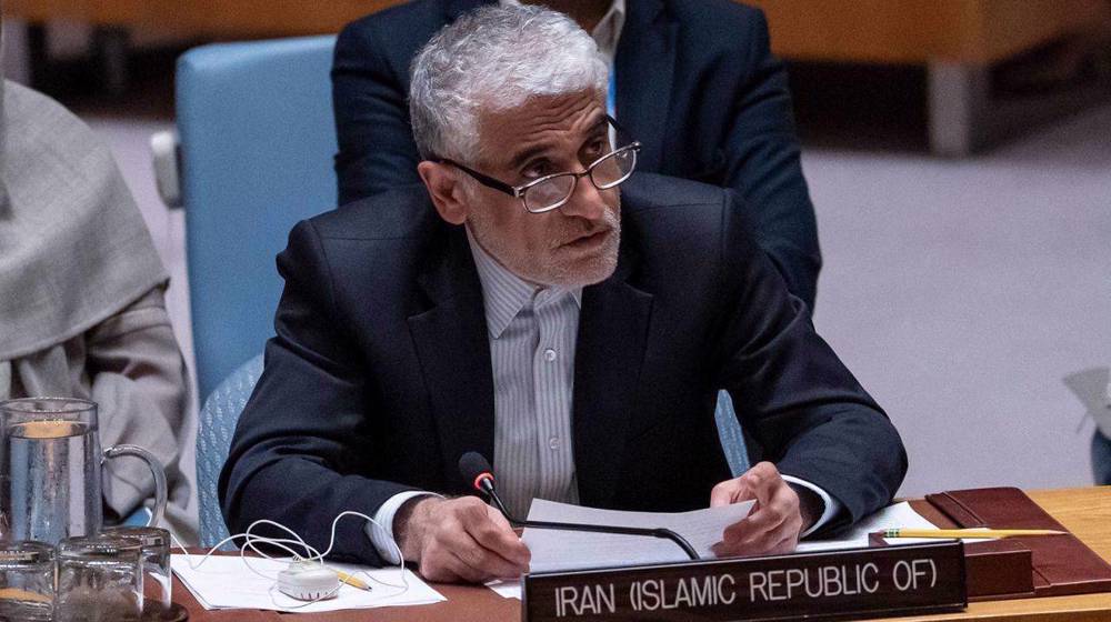 Iran’s envoy to UN rejects ‘arbitrary’ US interpretation to justify aggression