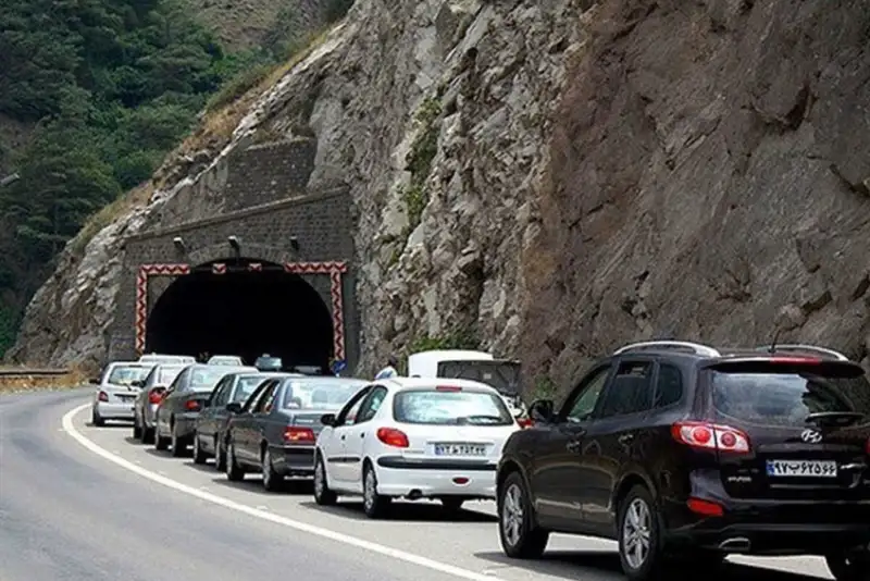 ترافیک سنگین در جاده های شمال