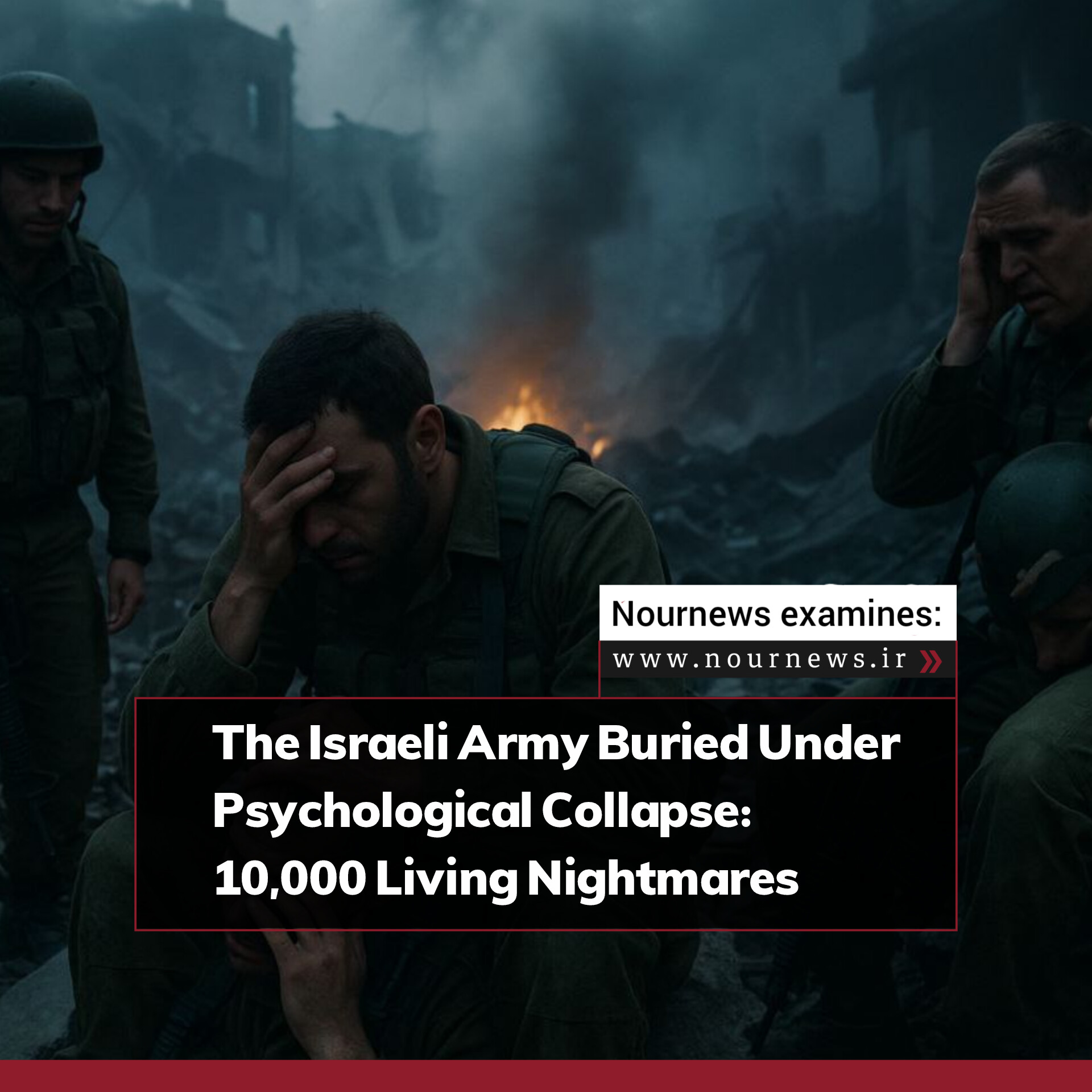 The Israeli Army Buried Under Psychological Collapse: 10,000 Living Nightmares