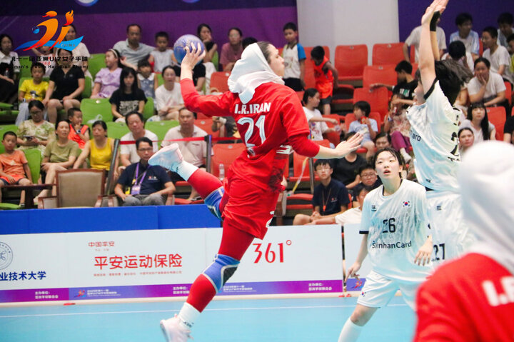 Iran beat Hong Kong in 2025 Asian Women Youth Handball C'ship