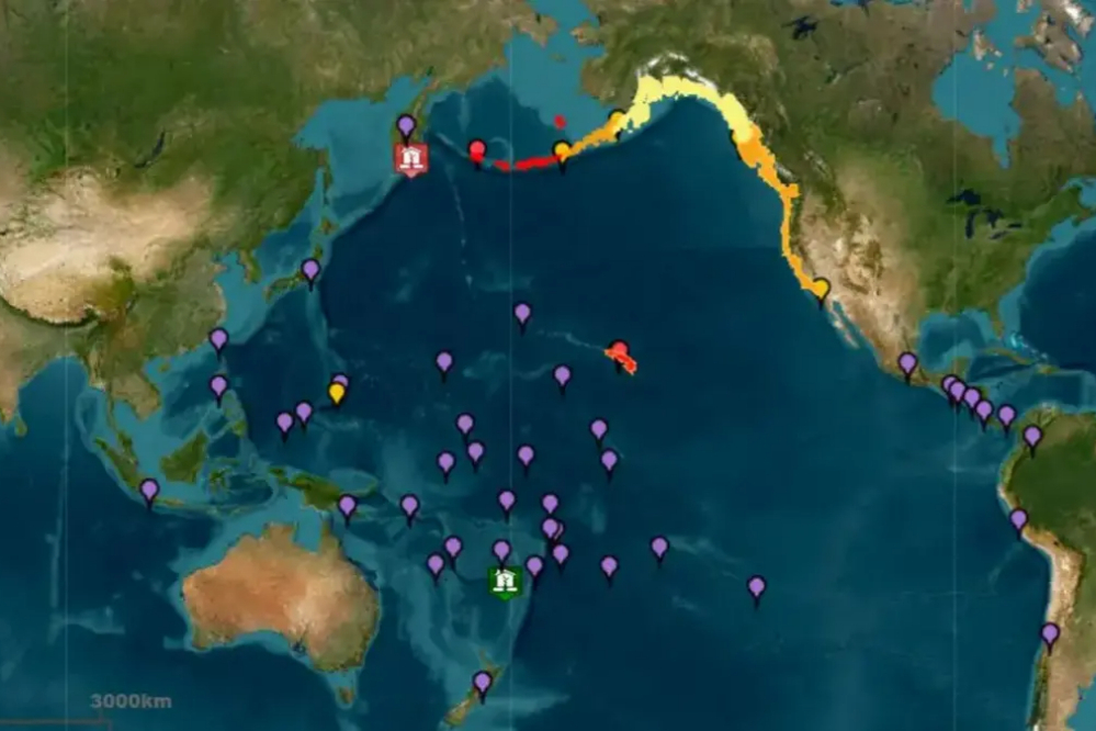 俄罗斯8.8级地震引发5国海啸预警！