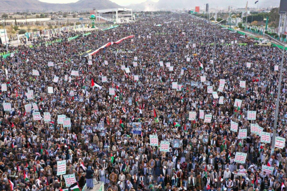 راهپیمایی میلیونی دوباره یمنی ها در حمایت از مردم غزه