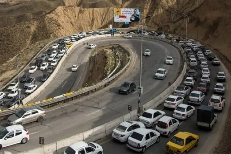 بازگشایی جاده چالوس بصورت دو طرفه