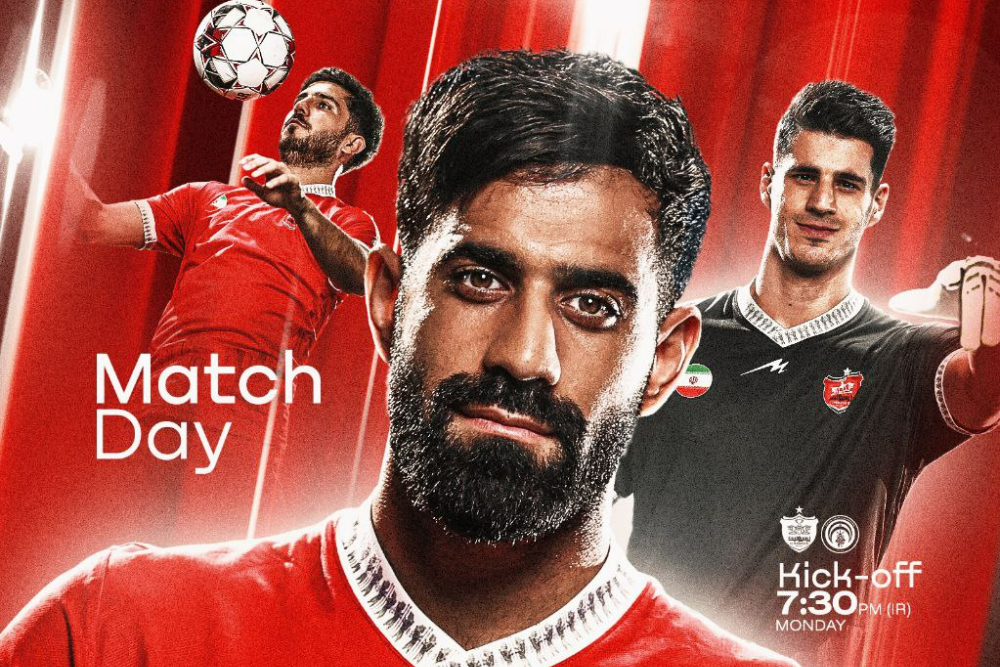 پوستر باشگاه پرسپولیس به بهانه دیدار امشب با شمس آذر منتشر شد
