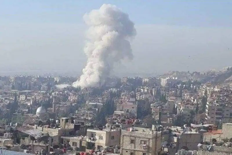 انفجار شدید در  حومه دمشق