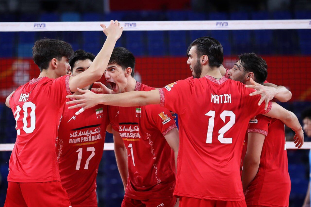 چین از پس ایران برنیامد؛ جوانان والیبال در جمع چهار تیم برتر جهان