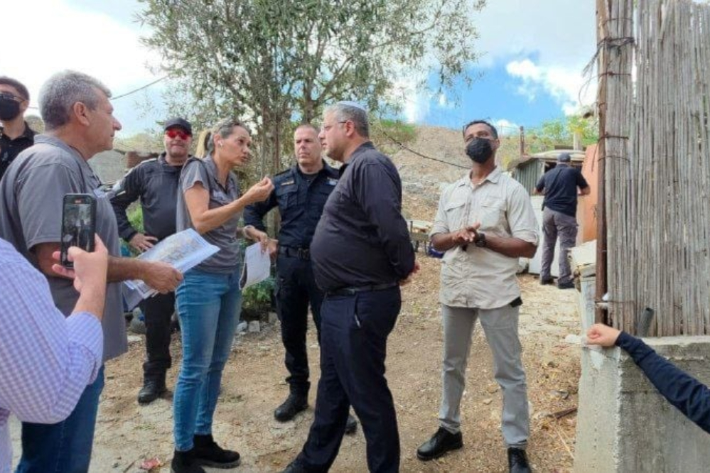 בן גביר בסיור פרובוקטיבי באום אל-פחם. העירייה הגיבה: "גזענות אינה רצויה".