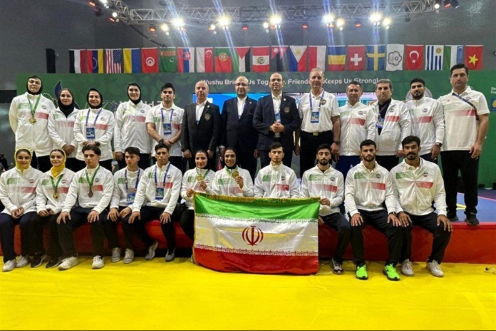 نایب قهرمانی ووشو ایران با 10 مدال رنگارنگ