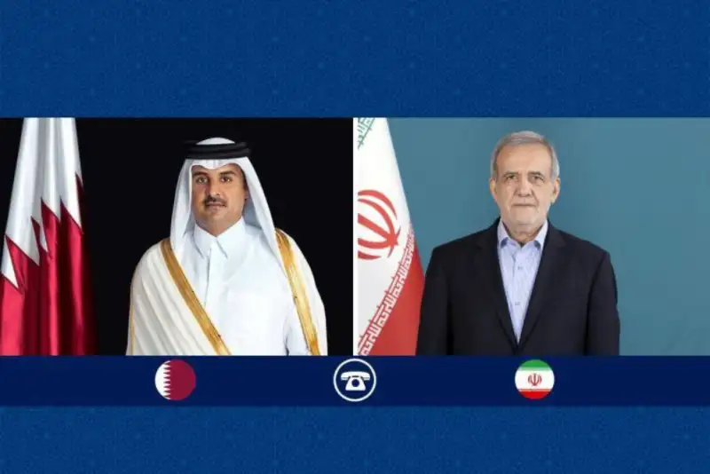 گفت‌وگوی تلفنی رئیس‌جمهور با امیر قطر