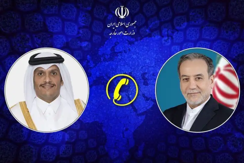 تماس تلفنی وزیر خارجه ایران با همتای قطری
