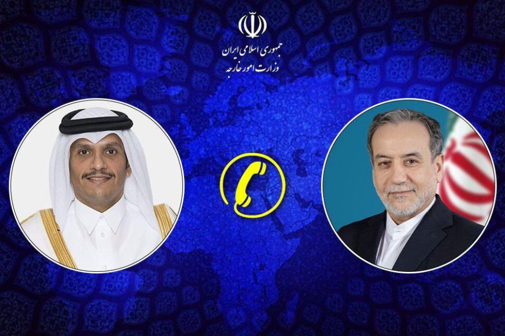 تماس تلفنی وزیر خارجه ایران با همتای قطری