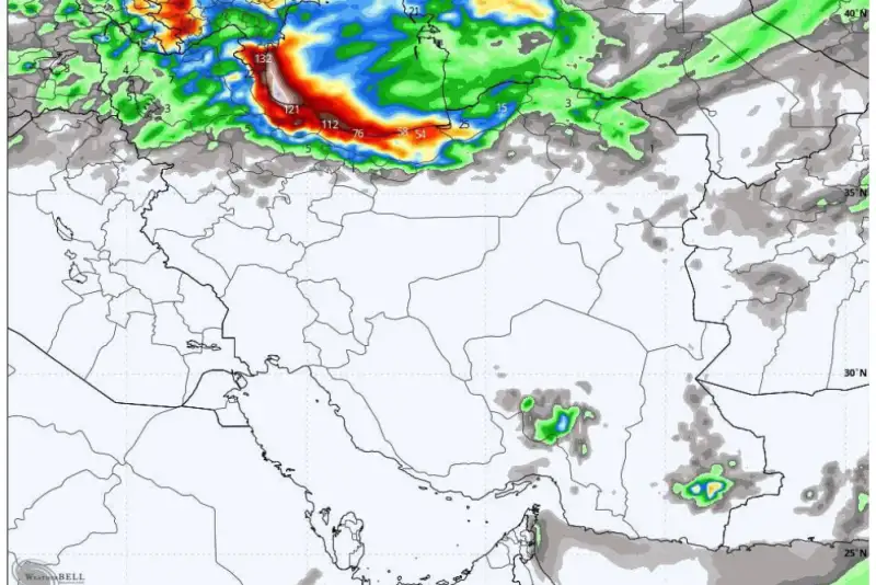 باران پاییزی منتظر پایان تابستان نمی‌ماند + نقشه