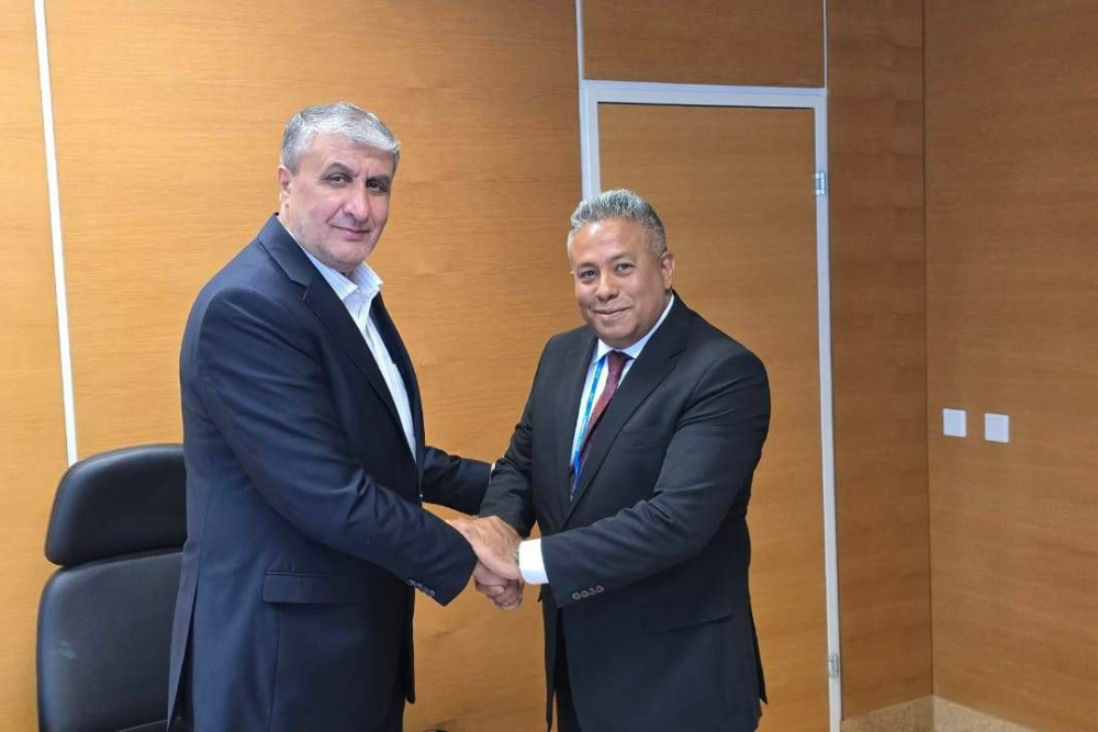 دیدار هیأت ونزوئلا با رئیس سازمان انرژی اتمی ایران