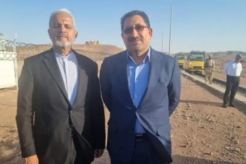بازدید وزیر صمت از مرز مشترک ریلی ایران با افغانستان