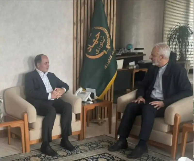 رایزنی بیکدلی با وزیر جهاد کشاورزی درباره کمیسیون مشترک ایران و افغانستان
