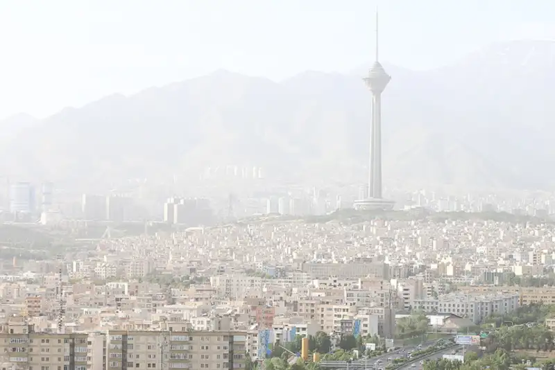 وزش باد شدید و گرد و خاک در تهران