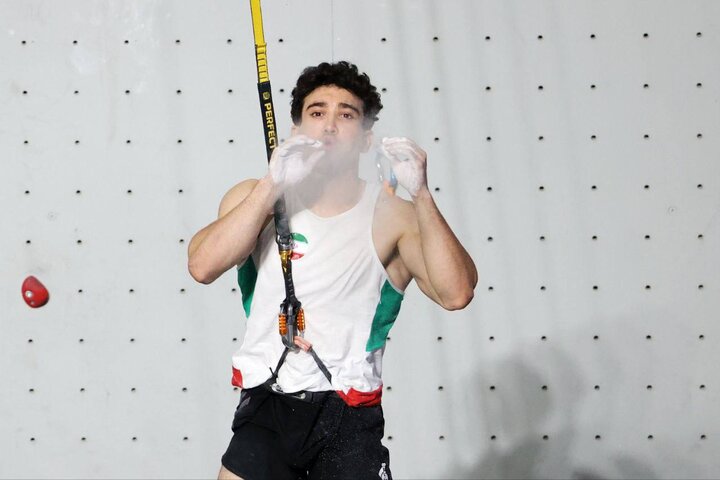 Iranian climber wins bronze at World Championships