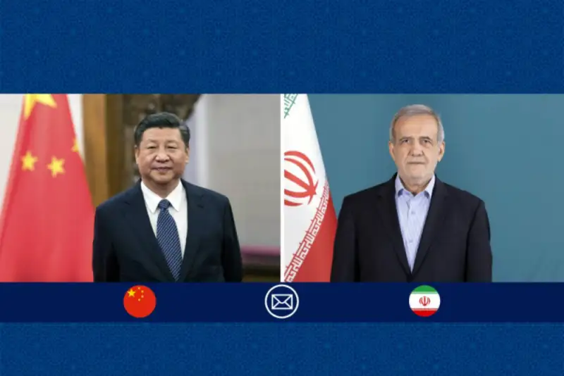 تبریک دکتر پزشکیان به رئیس جمهوری خلق چین