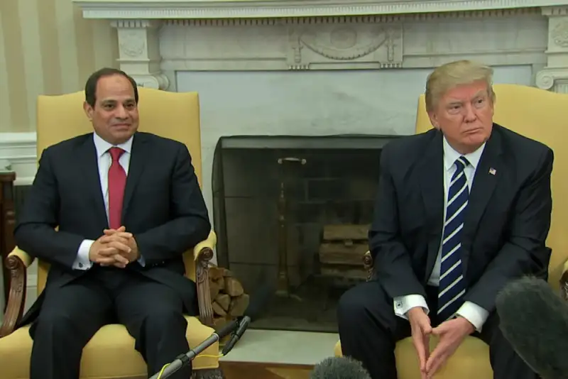 سیسی، ترامپ را به مصر دعوت کرد/ترامپ:به مصر خواهم رفت