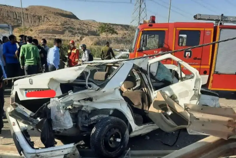 تصادف مرگبار پرشیا در بزرگراه پردیس