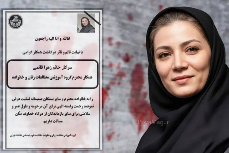 جزییات قتل مدرس و پژوهشگر دانشگاه تهران اعلام شد