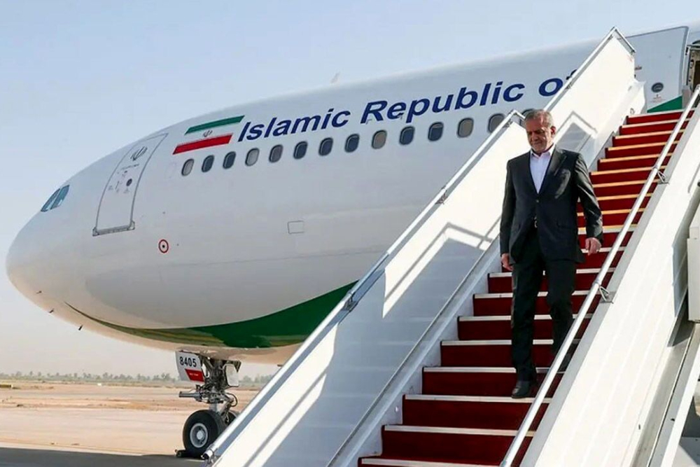 رئیس جمهور وارد اصفهان شد